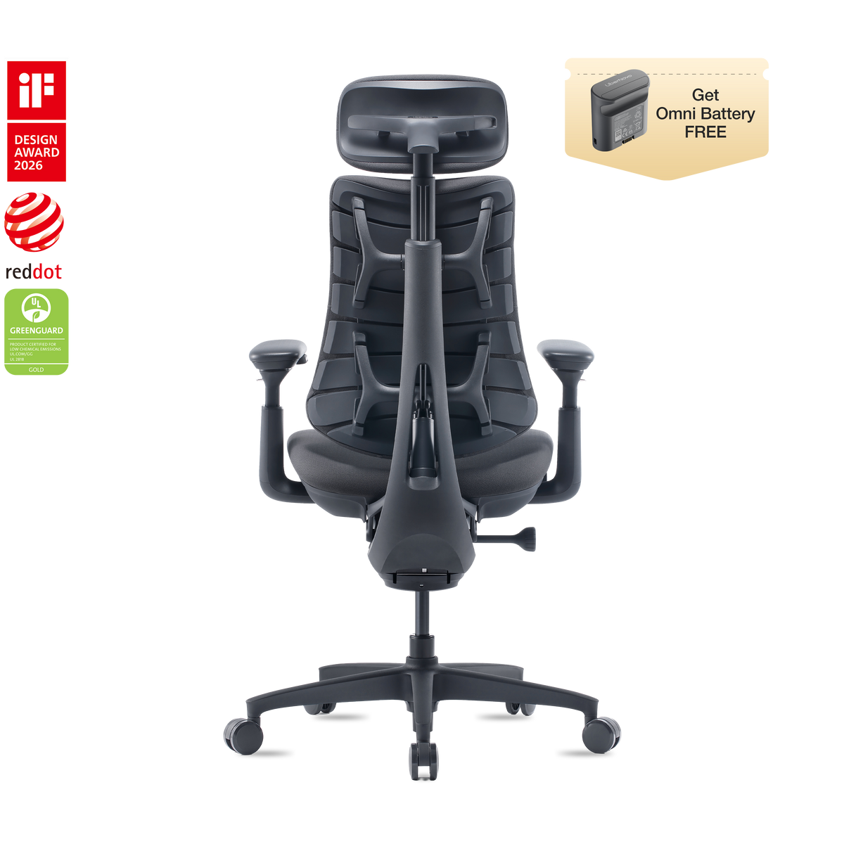 LiberNovo Omni Dynamic Ergonomic Chair
