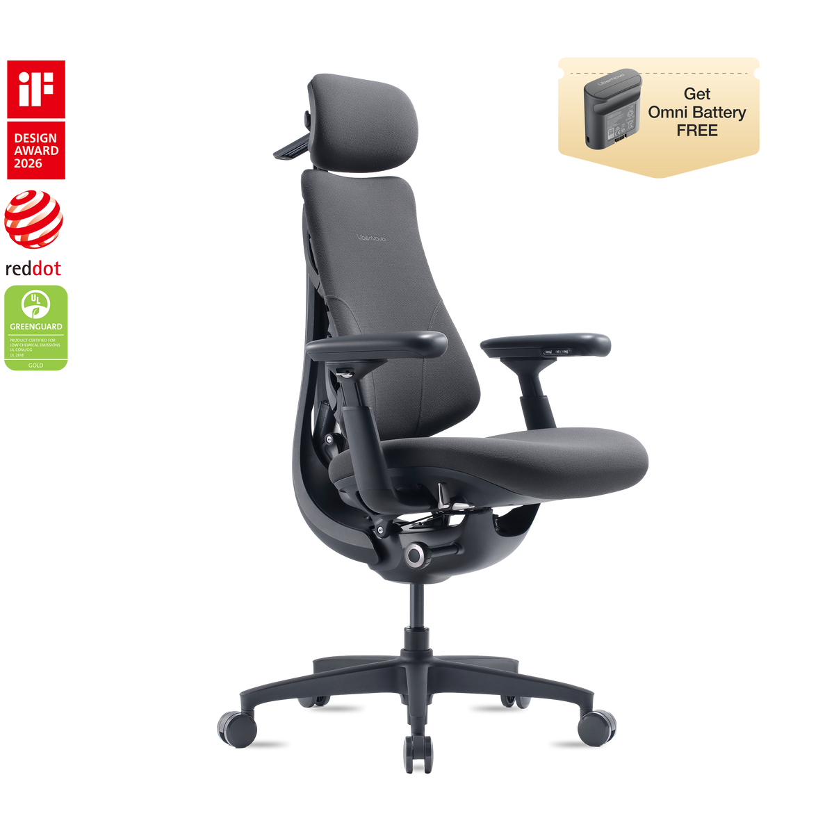 LiberNovo Omni Dynamic Ergonomic Chair
