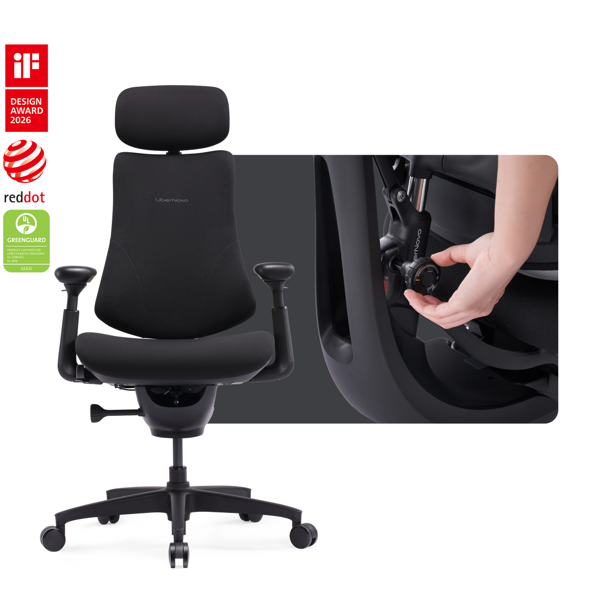 LiberNovo Omni SE Dynamic Ergonomic Chair
