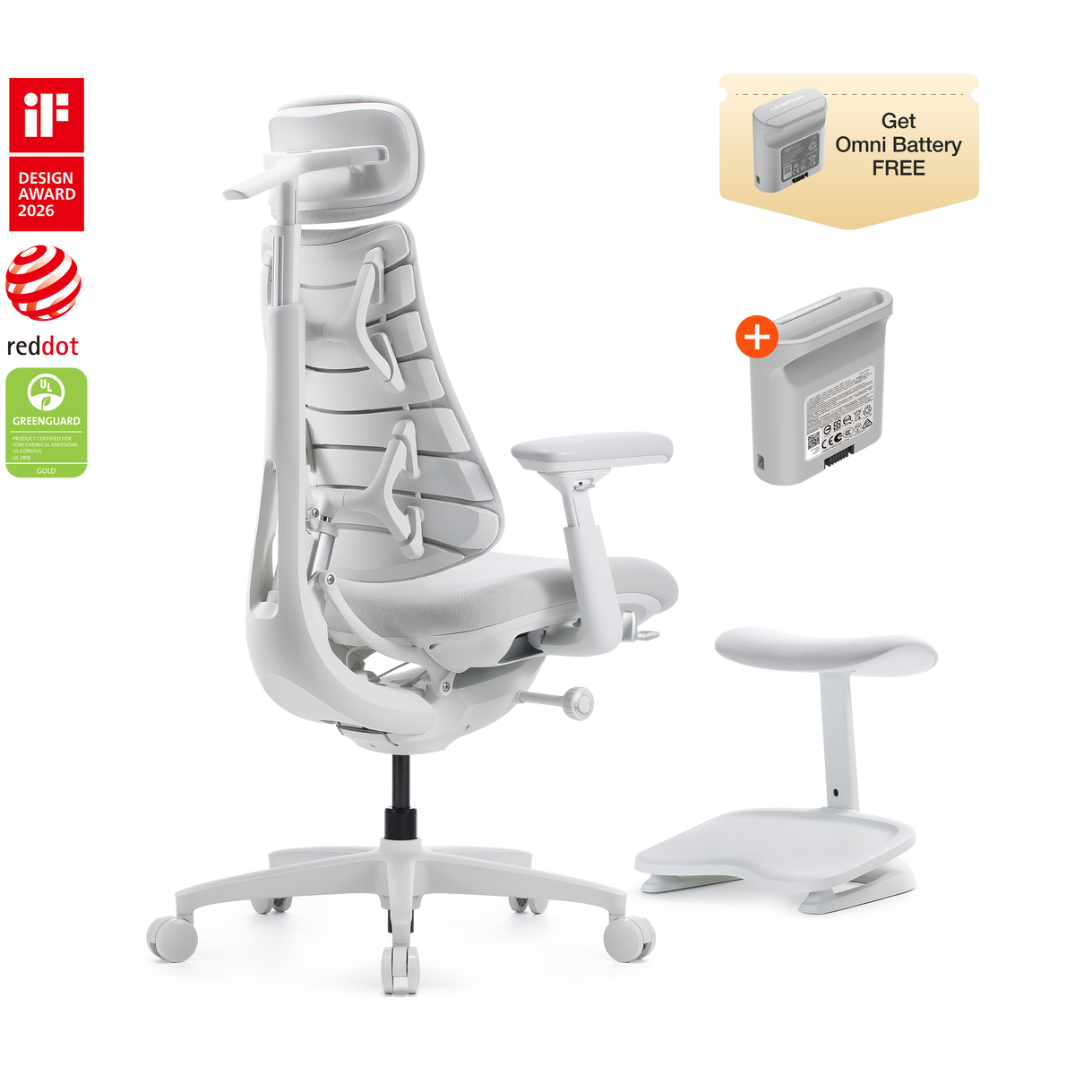 LiberNovo Omni Dynamic Ergonomic Chair
