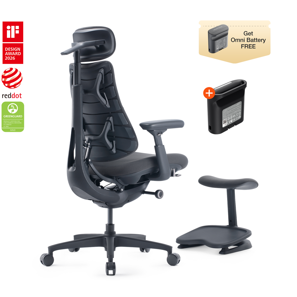 LiberNovo Omni Dynamic Ergonomic Chair
