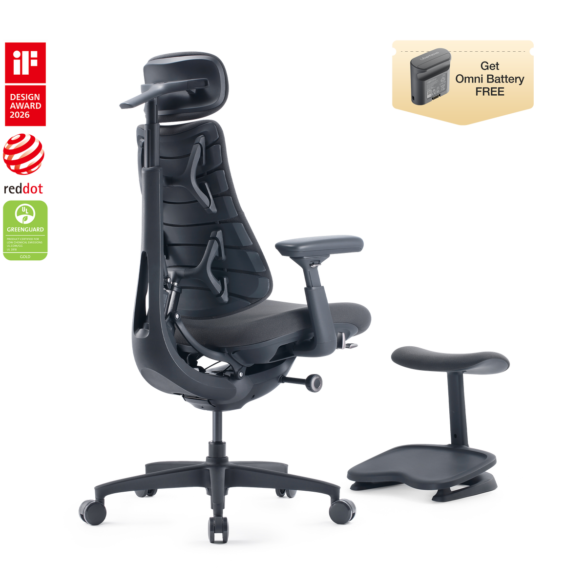 LiberNovo Omni Dynamic Ergonomic Chair
