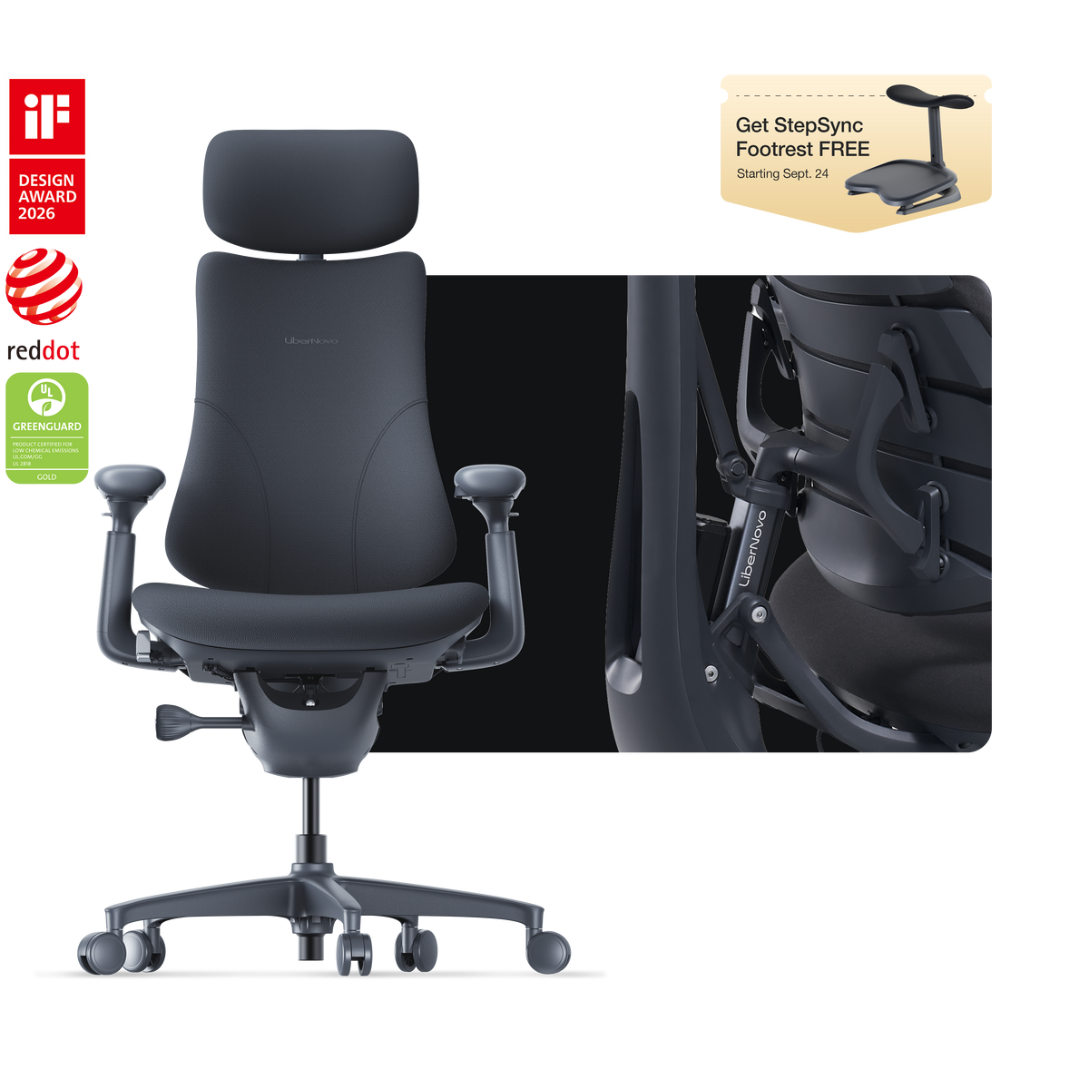 LiberNovo Omni and Omni Gen Dynamic Ergonomic Chair
